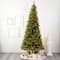 10ft. Pre-Lit White Mountain Pine & Pinecones Artificial Christmas Tree with Clear LED Lights